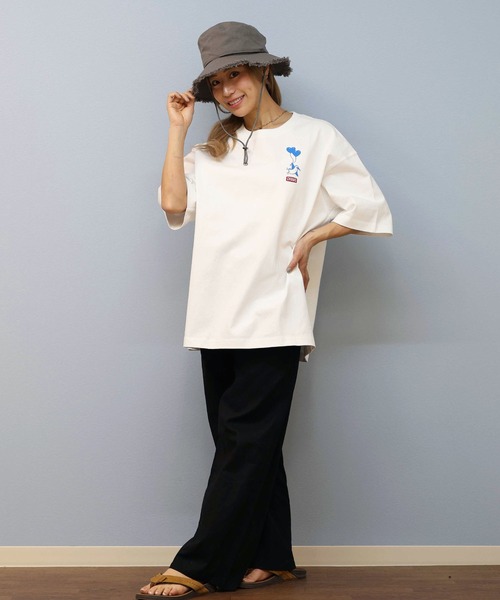 CHUMS(チャムス)の「CHUMS/チャムス 半袖Tシャツ バックプリント CH01-2582(Tシャツ/カットソー・メンズ・ホワイト/ライトベージュ/ブラック・S/M/L)」の8枚目の写真