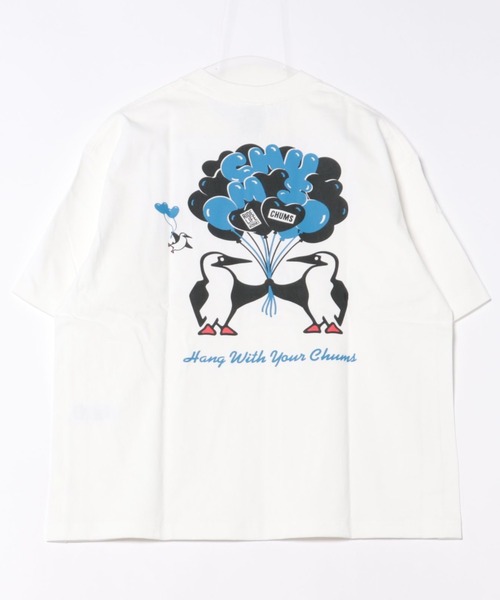 CHUMS チャムス 半袖 Tシャツ レディース バックプリント CH01-2582 CHUMS チャムス 半袖 Tシャツ レディース バックプリント CH01