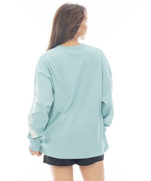 BILLABONG(ビラボン)の「BILLABONG レディース 【A/DIV.】 ADIV LS TEE ロンT 【2025年春夏モデル】/ビラボン両袖プリント長袖Tシャツ(Tシャツ/カットソー・レディース・アイボリー/エメラルド/ブラック系その他・MEDIUM)」の8枚目の写真