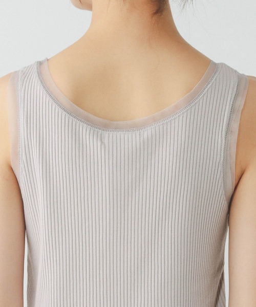 GLOBAL WORK(グローバルワーク)の「Beauteeチュールタンク/289894(タンクトップ・レディース・ライトグレー/アイボリー/ブラック・MEDIUM/LARGE)」の20枚目の写真