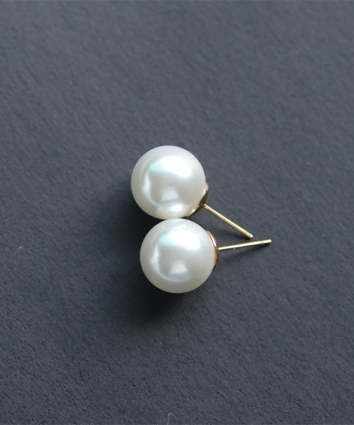 セール】ゴールドキャッチパールピアス（ピアス（両耳用