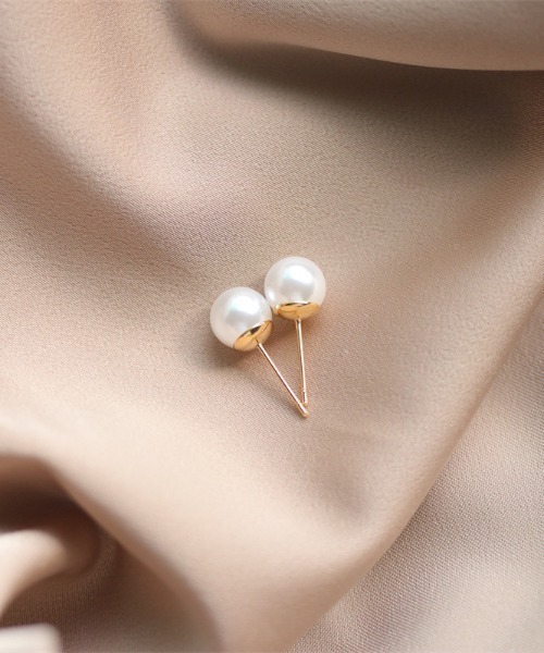 E&C closet…(イーアンドシークローゼット)の「ゴールドキャッチパールピアス(ピアス(両耳用)・レディース・ホワイト・6/16/14/12/10/8)」の8枚目の写真