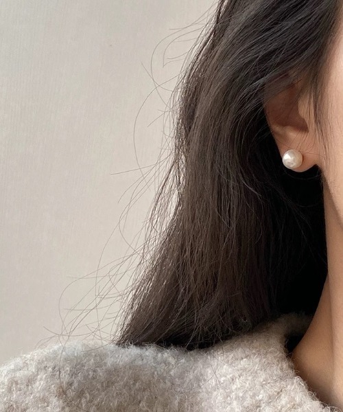セール】ゴールドキャッチパールピアス（ピアス（両耳用