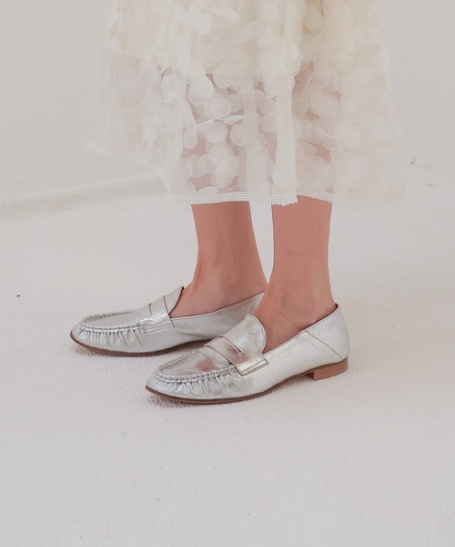 セール】FABIO RUSCONI / ELLEFFE moccasin loafers(モカシン