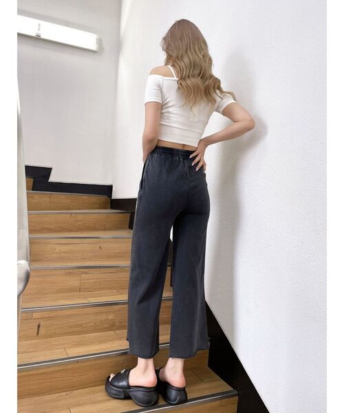 GYDA ハーフスリーブカシュクールオフショルショートトップス ハーフスリーブカシュクールオフショルショートトップス（T