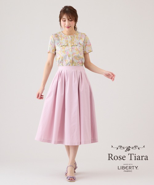 Rose Tiara（ローズティアラ）の「Rose Tiara with LIBERTY　/　ブラウス（シャツ/ブラウス・レディース・ピンク/ブルー・46/42/38）」の8枚目の写真