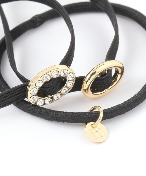 セット３個ヘアゴム 楽天市場】heyep(ヘイップ) Rhinestone Hair Ties 3 Piece Set