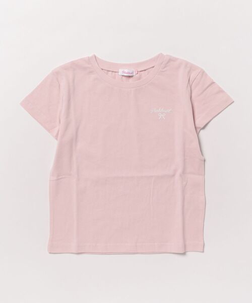 PINKHUNT（ピンクハント）の「PINKHUNT ピンクハント りぼんロゴプリント Tシャツ 0565K（Tシャツ/カットソー・キッズ・ホワイト/ベビーピンク/チャコールグレー・120cm/130cm/140cm/150cm/160cm）」の14枚目の写真