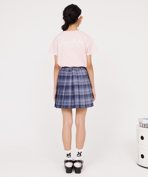 PINKHUNT（ピンクハント）の「PINKHUNT ピンクハント りぼんロゴプリント Tシャツ 0565K（Tシャツ/カットソー・キッズ・ホワイト/ベビーピンク/チャコールグレー・120cm/130cm/140cm/150cm/160cm）」の18枚目の写真