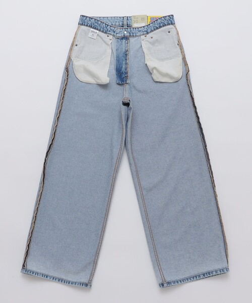 SHIPS(シップス)の「NEO BLUE: SUPER BAGGY JEANS(その他パンツ・メンズ・ライトブルー・30/32)」の4枚目の写真