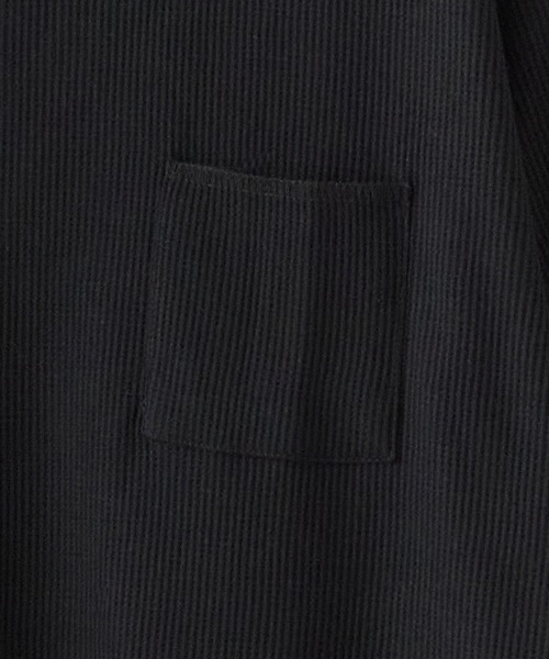 SKKONE(スコーネ)の「SKKONE/スコーネ 0T/Cワッフル ロング半袖BIGTシャツ(Tシャツ/カットソー・メンズ・ブラック/グレー/ラベンダー/ホワイト・M/L)」の13枚目の写真