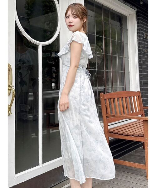 dazzlin ワンピース 美品 dazzlin ワンピース オーナメントカラーニットワンピース