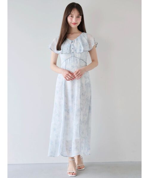 dazzlin（ダズリン）の「ビックカラーレーストリムワンピース（ワンピース・レディース・ミント/オフホワイト/ピンク・SMALL/MEDIUM）」の11枚目の写真