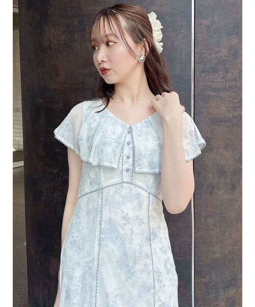dazzlin（ダズリン）の「ビックカラーレーストリムワンピース（ワンピース・レディース・ミント/オフホワイト/ピンク・SMALL/MEDIUM）」の18枚目の写真