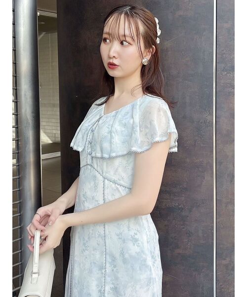 dazzlin（ダズリン）の「ビックカラーレーストリムワンピース（ワンピース・レディース・ミント/オフホワイト/ピンク・SMALL/MEDIUM）」の20枚目の写真