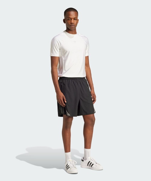 adidas（アディダス）の「ファッション カットライン 半袖Tシャツ / アディダスオリジナルス adidas Originals（Tシャツ/カットソー・メンズ・ホワイト/イエロー・XX-LARGE/3XL/LARGE/MEDIUM/SMALL/X-LARGE/X-SMALL）」の6枚目の写真