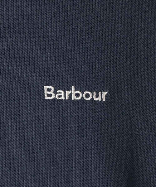 B.C STOCK(ベーセーストック)の「【BARBOUR / バブアー】 ヘクサム オーバーサイズ ポロシャツ(ポロシャツ・メンズ・ネイビー/チャコールグレー・40/38)」の20枚目の写真