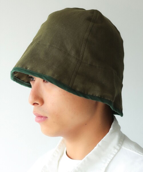 fennica(フェニカ)の「【別注】TATAMIZE / EASY HAT GREEN DENIM ハット(ハット・レディース・グリーン系その他4・LARGE/MEDIUM)」の2枚目の写真