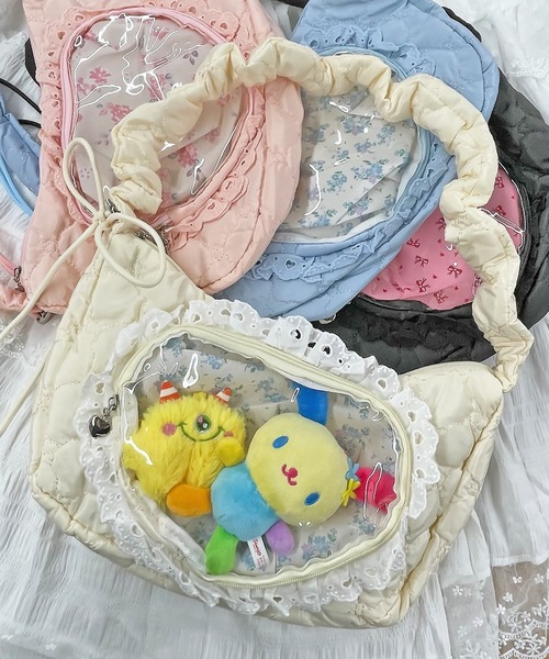 推しを入れられるポケットつき！痛バッグ/キルティング
