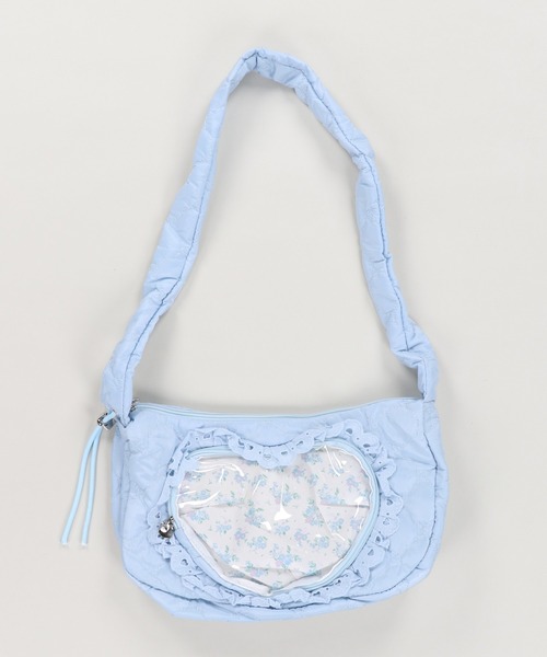 SPINNS(スピンズ)の「推しを入れられるポケットつき!痛バッグ/キルティング(ショルダーバッグ・レディース・ブラック/ホワイト/ブルー/ピンク・ONESIZE)」の9枚目の写真