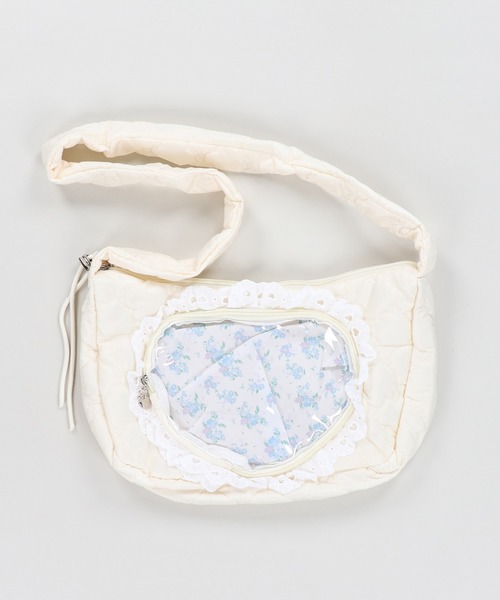 SPINNS(スピンズ)の「推しを入れられるポケットつき!痛バッグ/キルティング(ショルダーバッグ・レディース・ブラック/ホワイト/ブルー/ピンク・ONESIZE)」の12枚目の写真