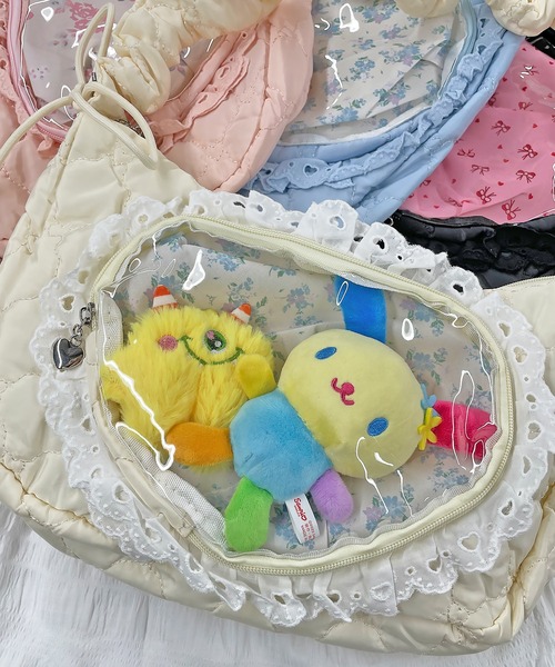 推しを入れられるポケットつき！痛バッグ/キルティング