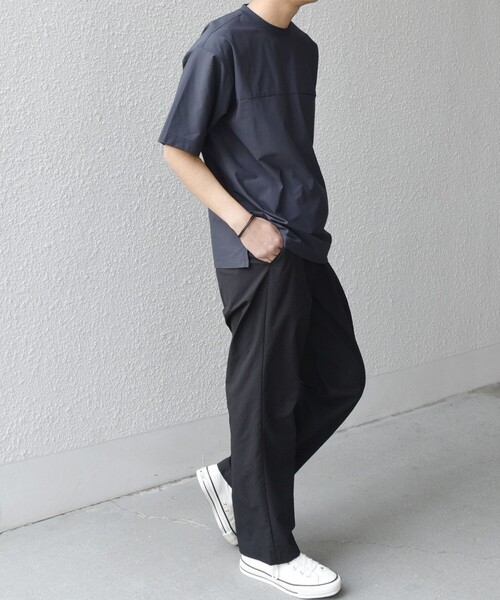 SHIPS any(シップス エニィ)の「SHIPS any: 360° THE CIRCLE STRETCH ポケット Tシャツ(セットアップ対応)◇(Tシャツ/カットソー・メンズ・チャコールグレー/ベージュ/ネイビー・SMALL/MEDIUM/LARGE/X-LARGE)」の22枚目の写真