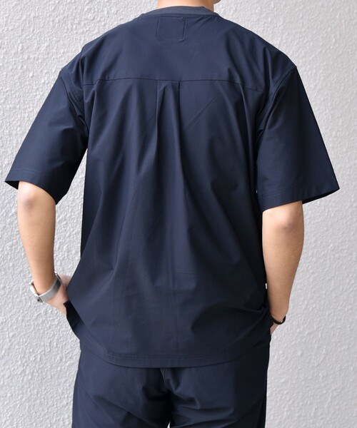 SHIPS any: 360° THE CIRCLE STRETCH ポケット Tシャツ(セットアップ