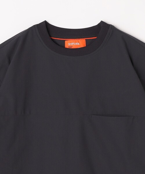 SHIPS any(シップス エニィ)の「SHIPS any: 360° THE CIRCLE STRETCH ポケット Tシャツ(セットアップ対応)◇(Tシャツ/カットソー・メンズ・チャコールグレー/ベージュ/ネイビー・SMALL/MEDIUM/LARGE/X-LARGE)」の8枚目の写真