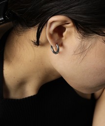 【ORLEAN】シンプルフープピアス 太さ3.0mm