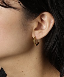 【ORLEAN】シンプルフープピアス 太さ3.0mm