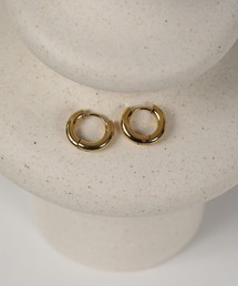 【ORLEAN】シンプルフープピアス 太さ3.0mm