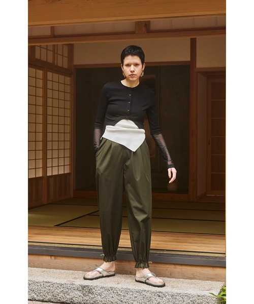セール】GATHER TAPERED PT（スラックス）｜OMMO（オーエムエムオー