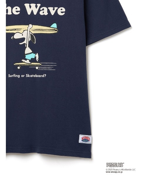NutmegMills(ナツメグミルズ)の「【NUTMEG/ナツメグ】 Peaunts サーフT(Tシャツ/カットソー・メンズ・ネイビー/グレー/ホワイト/チャコール・M/L/LL)」の10枚目の写真