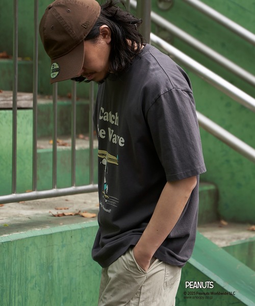 NutmegMills(ナツメグミルズ)の「【NUTMEG/ナツメグ】 Peaunts サーフT(Tシャツ/カットソー・メンズ・ネイビー/グレー/ホワイト/チャコール・M/L/LL)」の20枚目の写真