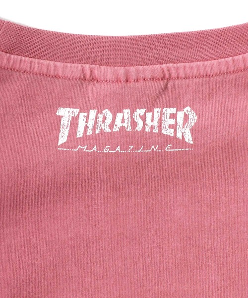 THRASHER(スラッシャー)の「THRASHER(スラッシャー)ピグメント染め ゲームシャツ風ブランドロゴプリントTシャツ メンズ レディース ユニセックス(Tシャツ/カットソー・メンズ・ブラウン/ピンク/ブラック×ホワイト/ブラック×ブラック・M/L)」の14枚目の写真