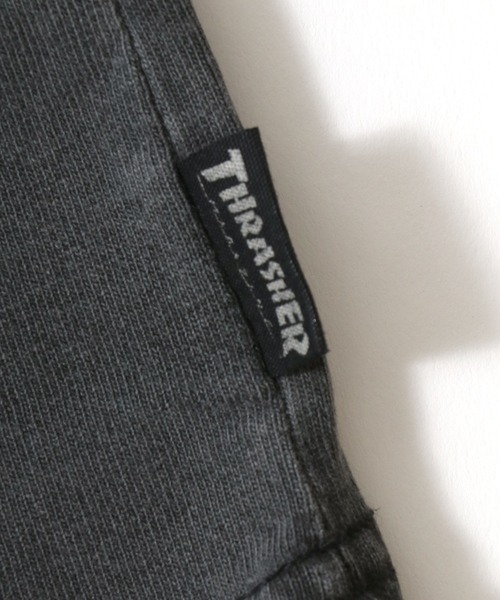 THRASHER(スラッシャー)の「THRASHER(スラッシャー)ピグメント染め ゲームシャツ風ブランドロゴプリントTシャツ メンズ レディース ユニセックス(Tシャツ/カットソー・メンズ・ブラウン/ピンク/ブラック×ホワイト/ブラック×ブラック・M/L)」の10枚目の写真