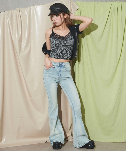 MOUSSY レオパード　キャミソール キャミソール レディース レオパード柄[品番：KH000010179]｜VIVID