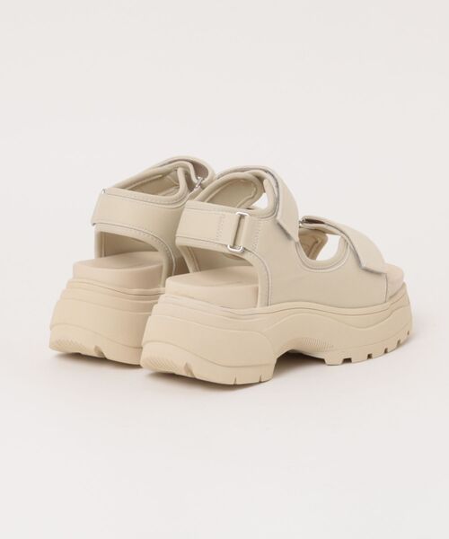 archives（アルシーヴ）の「厚底スポサン（サンダル・レディース・アイボリー/ブラック・SMALL/MEDIUM）」の3枚目の写真