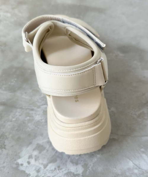 archives（アルシーヴ）の「厚底スポサン（サンダル・レディース・アイボリー/ブラック・SMALL/MEDIUM）」の9枚目の写真