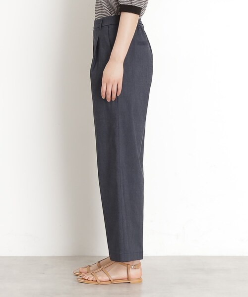 THE SHOP TK （ザ ショップ ティーケー ）の「【XS-XLサイズ/ラクに穿ける】ハイパーストレッチワイドパンツ/接触冷感/洗える（その他パンツ・レディース・グレー/ネイビー/ブラック/ベージュ・10/11/14/13/12）」の8枚目の写真