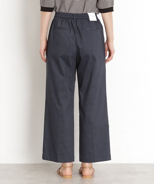 THE SHOP TK （ザ ショップ ティーケー ）の「【XS-XLサイズ/ラクに穿ける】ハイパーストレッチワイドパンツ/接触冷感/洗える（その他パンツ・レディース・グレー/ネイビー/ブラック/ベージュ・10/11/14/13/12）」の9枚目の写真