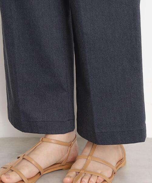 THE SHOP TK （ザ ショップ ティーケー ）の「【XS-XLサイズ/ラクに穿ける】ハイパーストレッチワイドパンツ/接触冷感/洗える（その他パンツ・レディース・グレー/ネイビー/ブラック/ベージュ・10/11/14/13/12）」の14枚目の写真