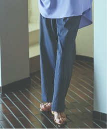 THE SHOP TK （ザ ショップ ティーケー ）の「【XS-XLサイズ/ラクに穿ける】ハイパーストレッチワイドパンツ/接触冷感/洗える（その他パンツ）」
