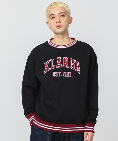 XLARGE スウェット セール】XLARGE(エクストララージ) LOGO CREWNECK SWEAT