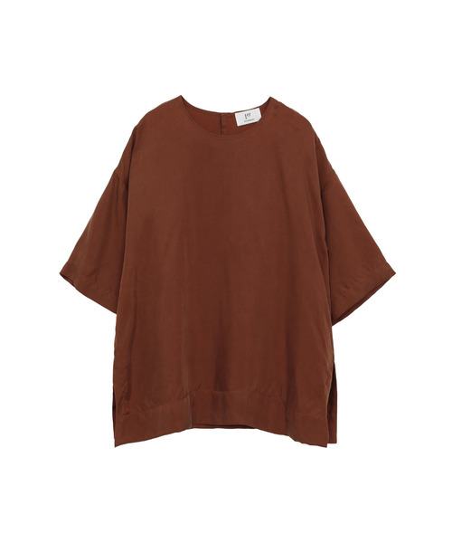 1er Arrondissement（プルミエアロンディスモン）の「【リニューアル】キュプラフィブリルＴブラウス（シャツ/ブラウス・レディース・ベージュ系その他/ブラウン系その他5/ブラウン系その他4・36/38）」の11枚目の写真