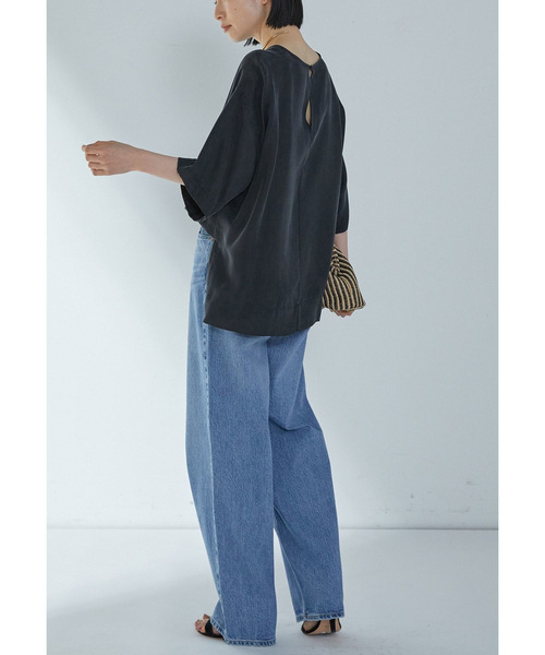 1er Arrondissement（プルミエアロンディスモン）の「【リニューアル】キュプラフィブリルＴブラウス（シャツ/ブラウス・レディース・ベージュ系その他/ブラウン系その他5/ブラウン系その他4・36/38）」の21枚目の写真