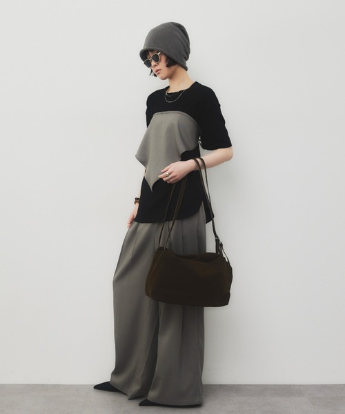 アンドラブ⭐︎パンツセット &LOVE パールビジューのスタイリッシュ美脚パンツ アンドラブ（&LOVE