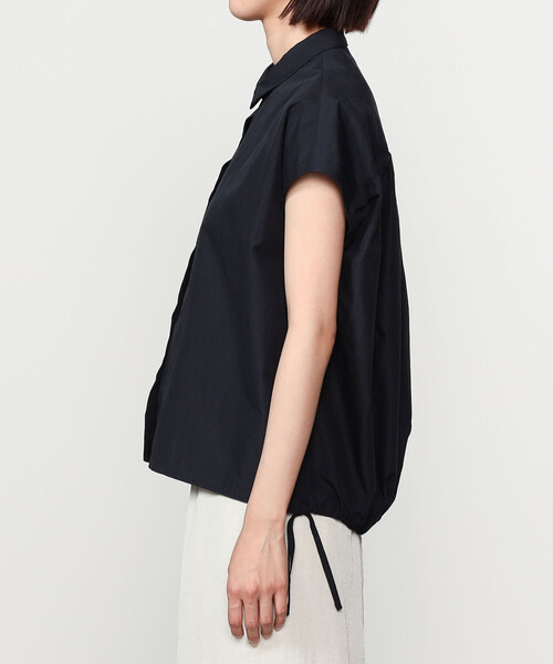 nicholson&nicholson　SAIGON　コットンブラウス nicholson&nicholson｜コットン シルク ショートスリーブ ノー