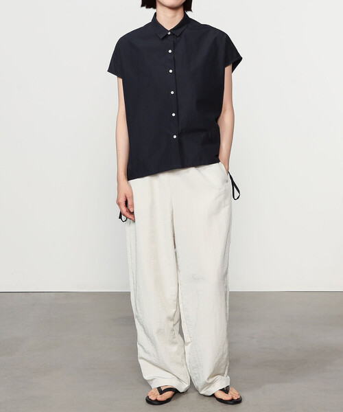 nicholson and nicholson　バックギャザーシャツ nicholson & nicholson | ウォッシュドコットン バッグギャザー
